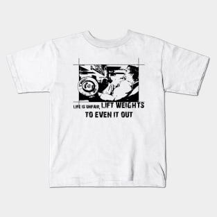 Lift Weights Kids T-Shirt